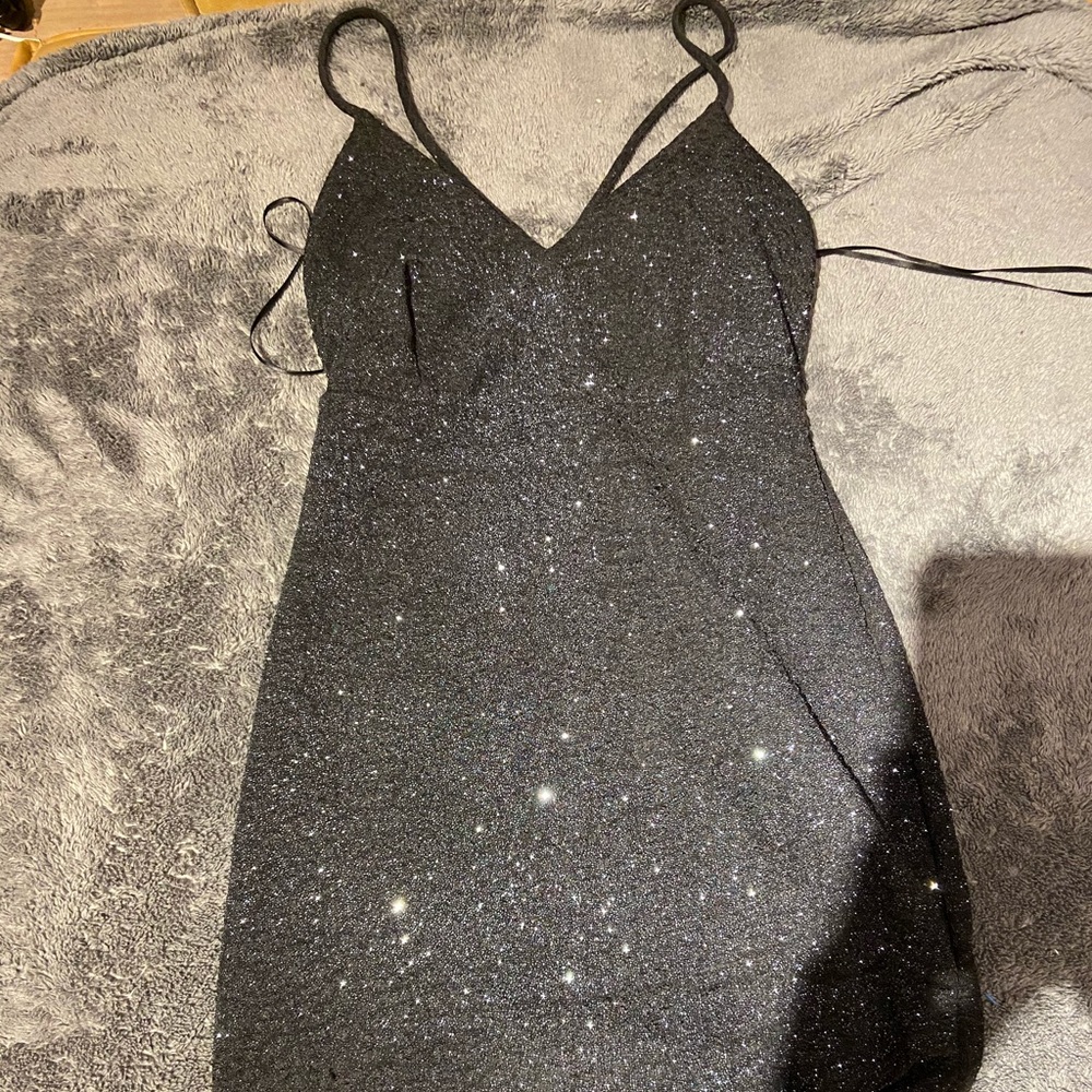 Black sparkly dress